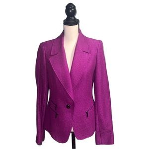 Annie Klein- Magenta blazer jacket